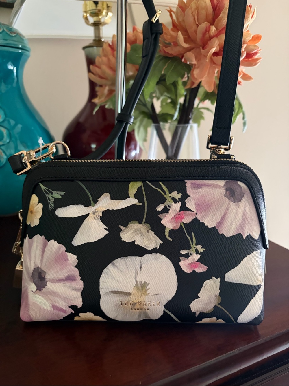 NWT Ted Baker London Floral Crossbody Bag